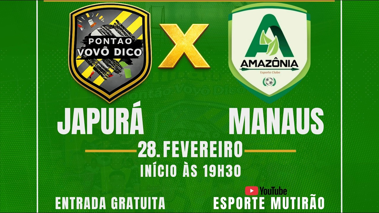 PONTÃO DO VOVÔ DICO X AMAZÔNIA EC |  AMISTOSO VALENDO 20K  - AO VIVO COM IMAGENS.