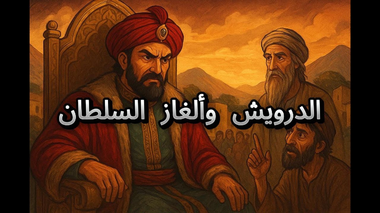 الدرويش وألغاز السلطان | قصة مشوقة مع صوت المطر