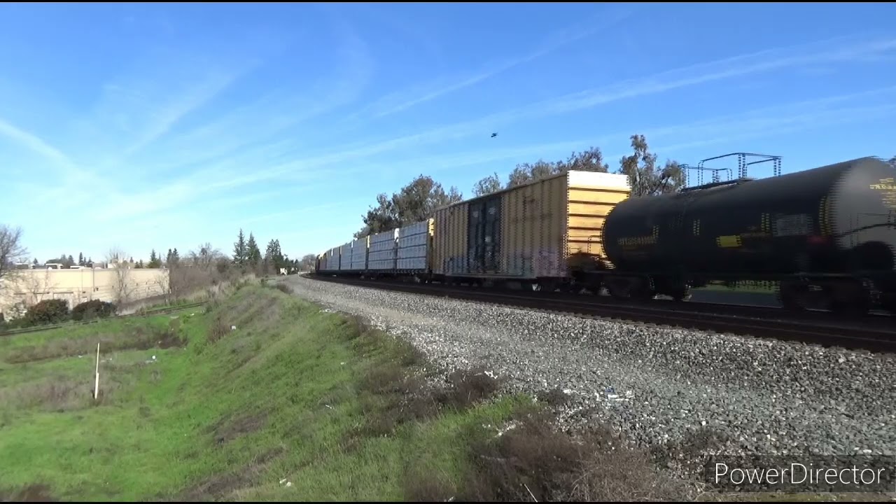 Railfanning American River Bridge & Johnston Sacramento CA 2/9/2024
