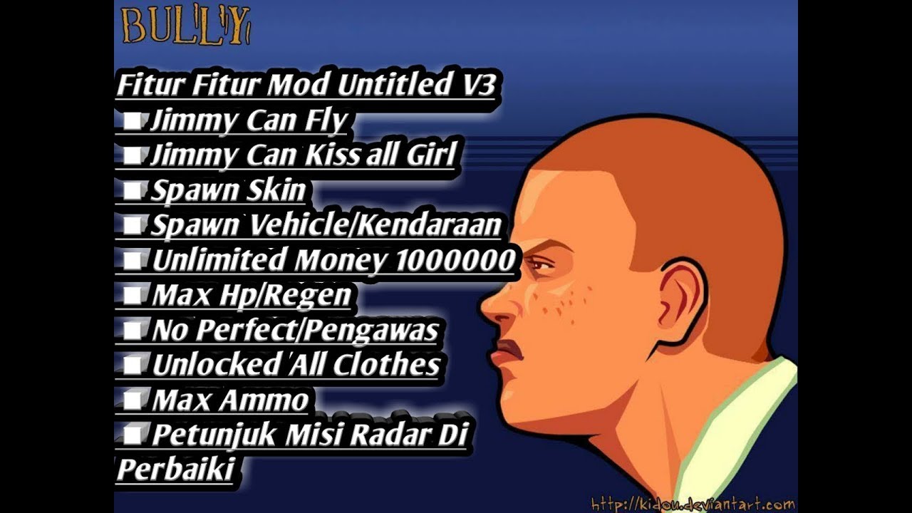 Share BULLY MOD UNTITLED V3 By Altamurenza||Gaming HD#03