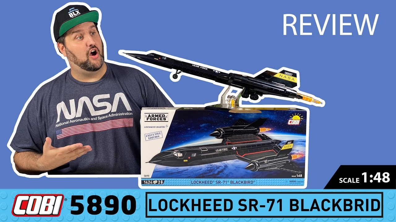 COBI Lockheed SR-71 Blackbird Executive Edition REVIEW | COBI-5890 & COBI-5890 #blackbird #cobi
