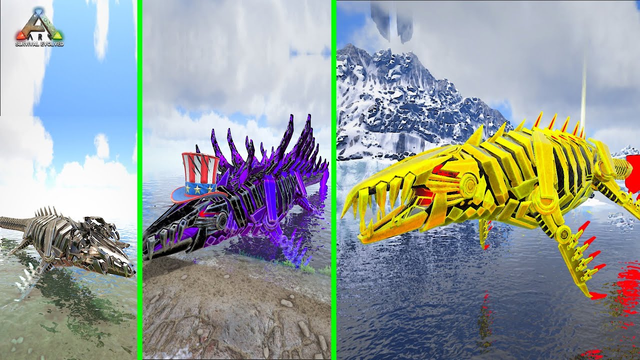 ARK - Bị biến thành Mecha Mosasaurus (Thằn lằn biển máy móc) | GHTG