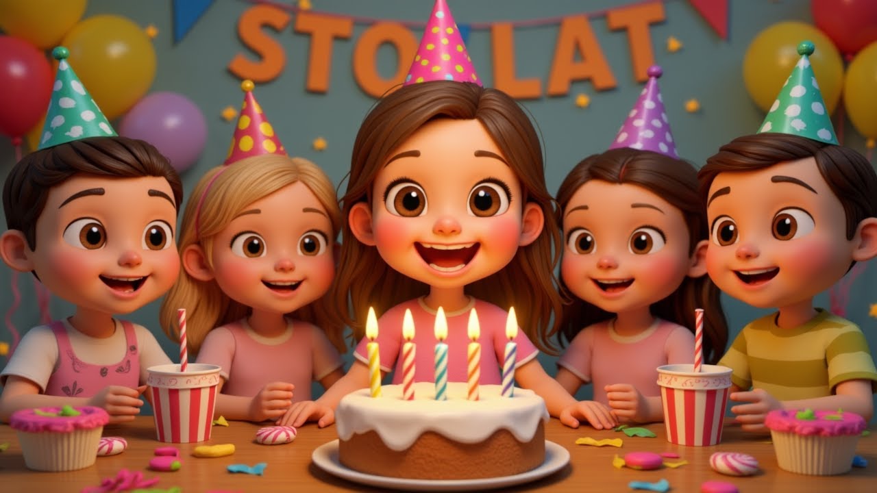 🎂 Moje Urodziny – Piosenka Urodzinowa dla Dzieci po Polsku 🎉 Wesoła piosenka na urodziny dziecka