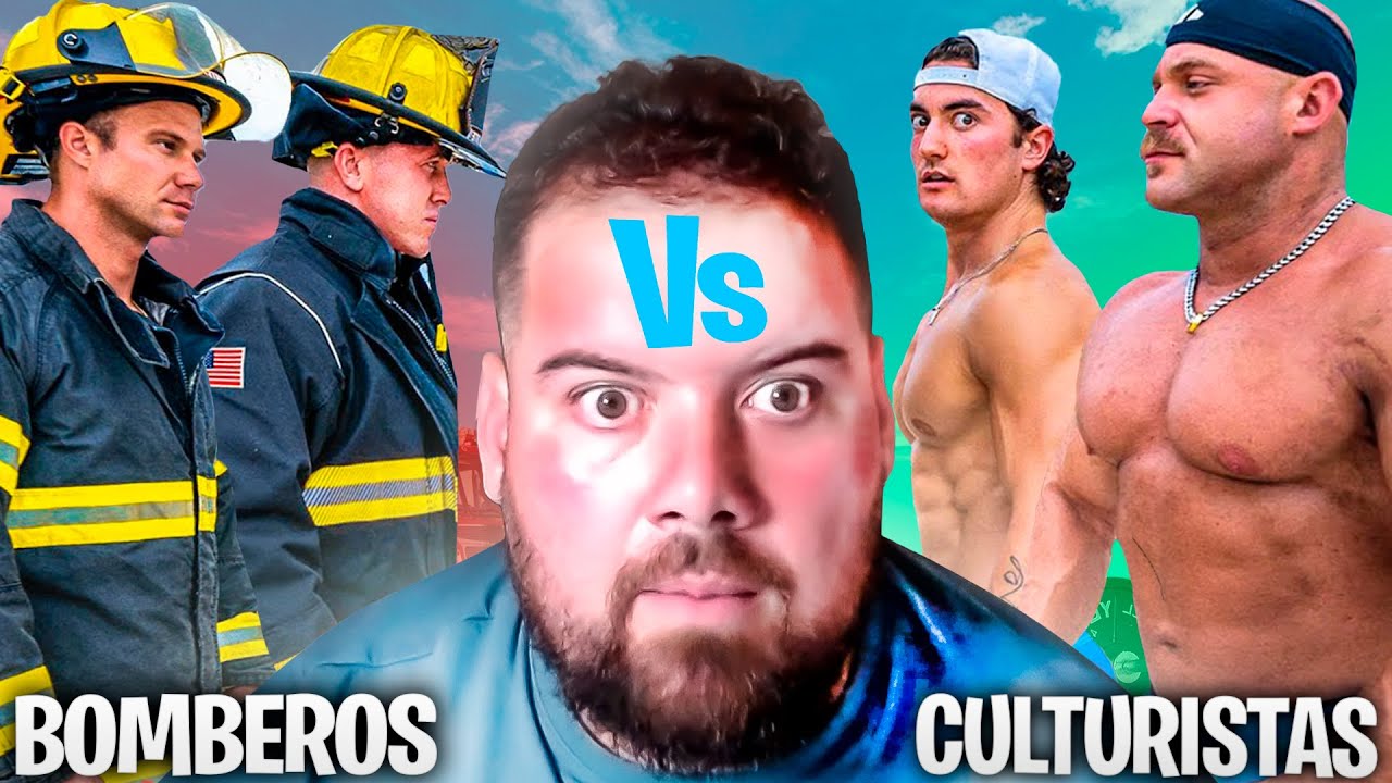 BOMBEROS COMPITEN CON CULTURISTAS | QUIEN GANARÁ MÁS PRUEBAS?