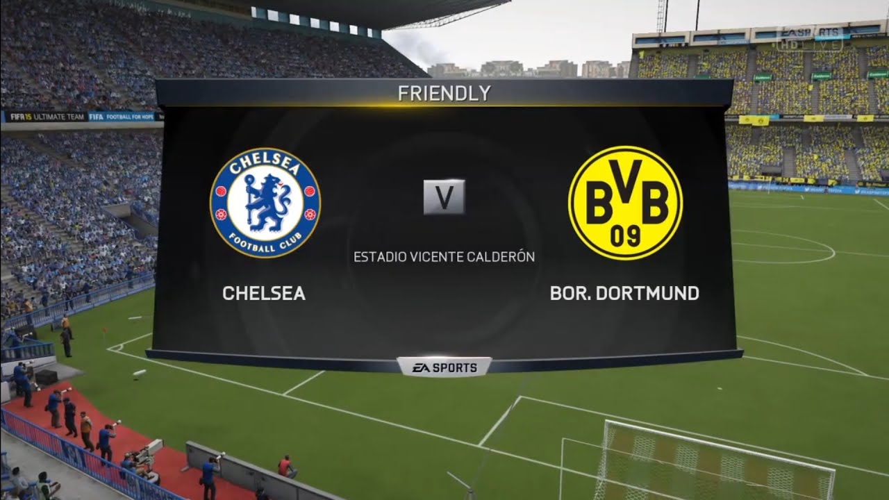 Chelsea vs Borussia Dortmund | FIFA 15 PS4 Gameplay