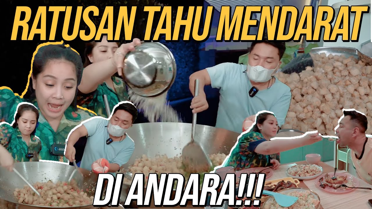 WOW!!! NAGITA MASAK RATUSAN TAHU SAMPE LEMES!!!