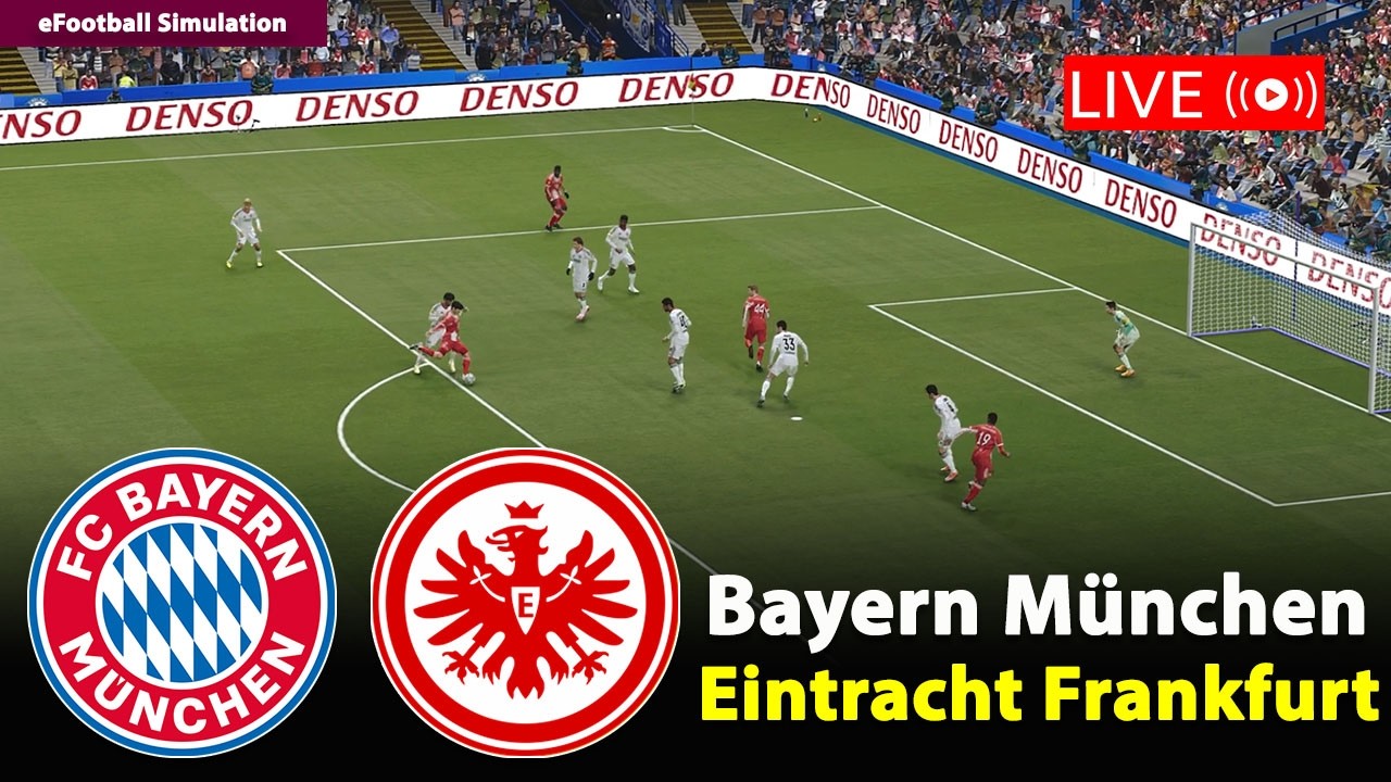 🔴Live- Bayern München gegen Eintracht Frankfurt | Bundesliga 2025/26 | eFootball PES21 Simulation