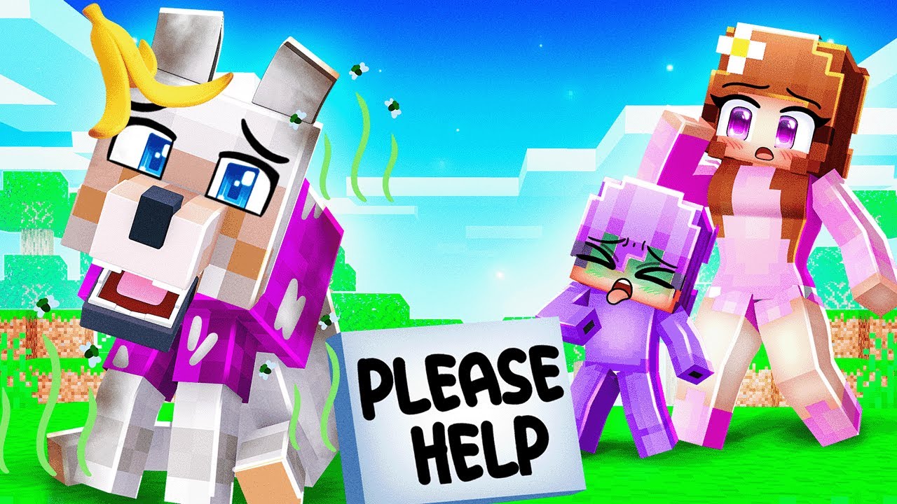 Игра за бездомную собаку в Minecraft