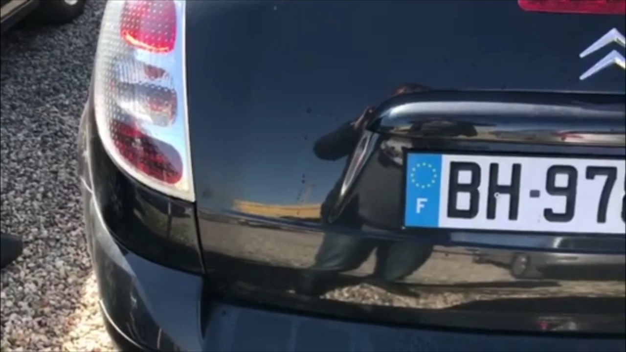 Осмотр Citroen C3 Pluriel 2006г 1.6 бенз за 2450евро
