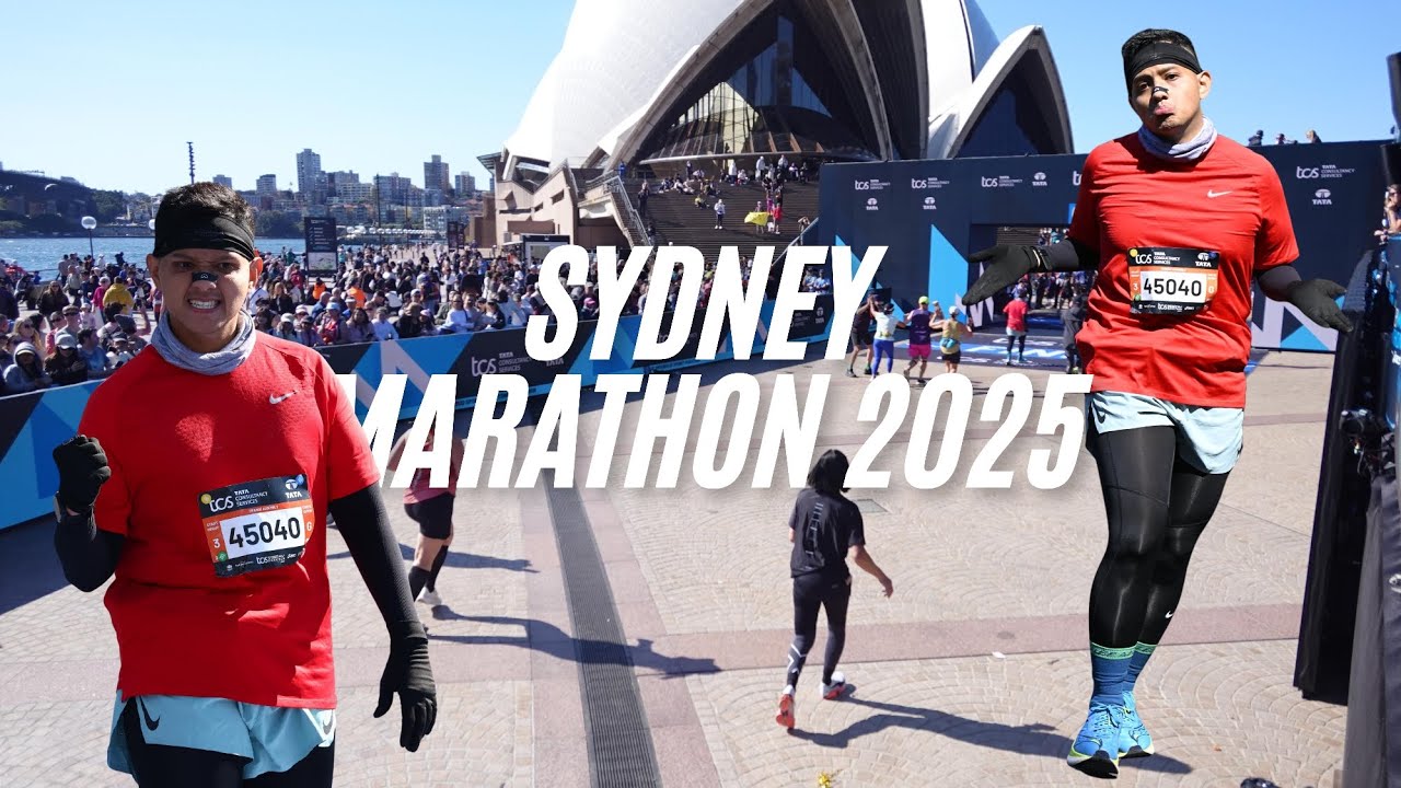 TCS Sydney Marathon 2025 Race Vlog! | My first ever full marathon is the world's 7th major ⭐