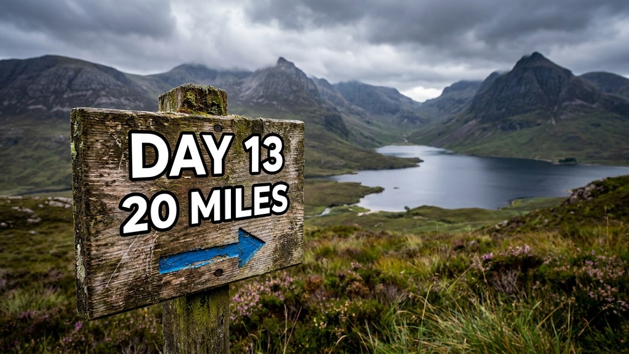 Cape Wrath Trail Day 13 - Oykelbridge  - Inchnadamph