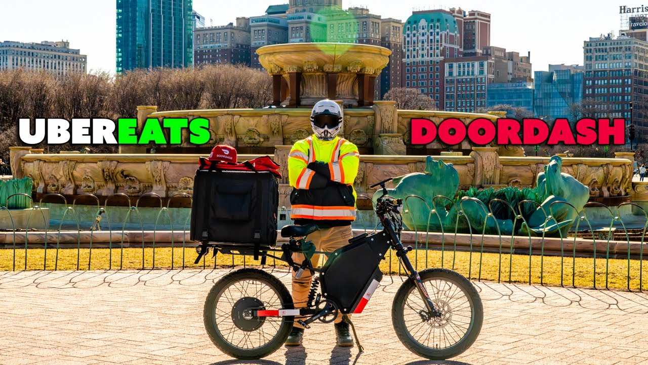 Зарабатывайте деньги с Uber Eats и DoorDash на велосипеде в Чикаго