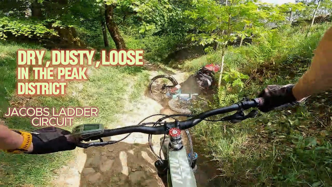 Dry and dusty riding in the peaks-Jacobs ladder circuit MTB