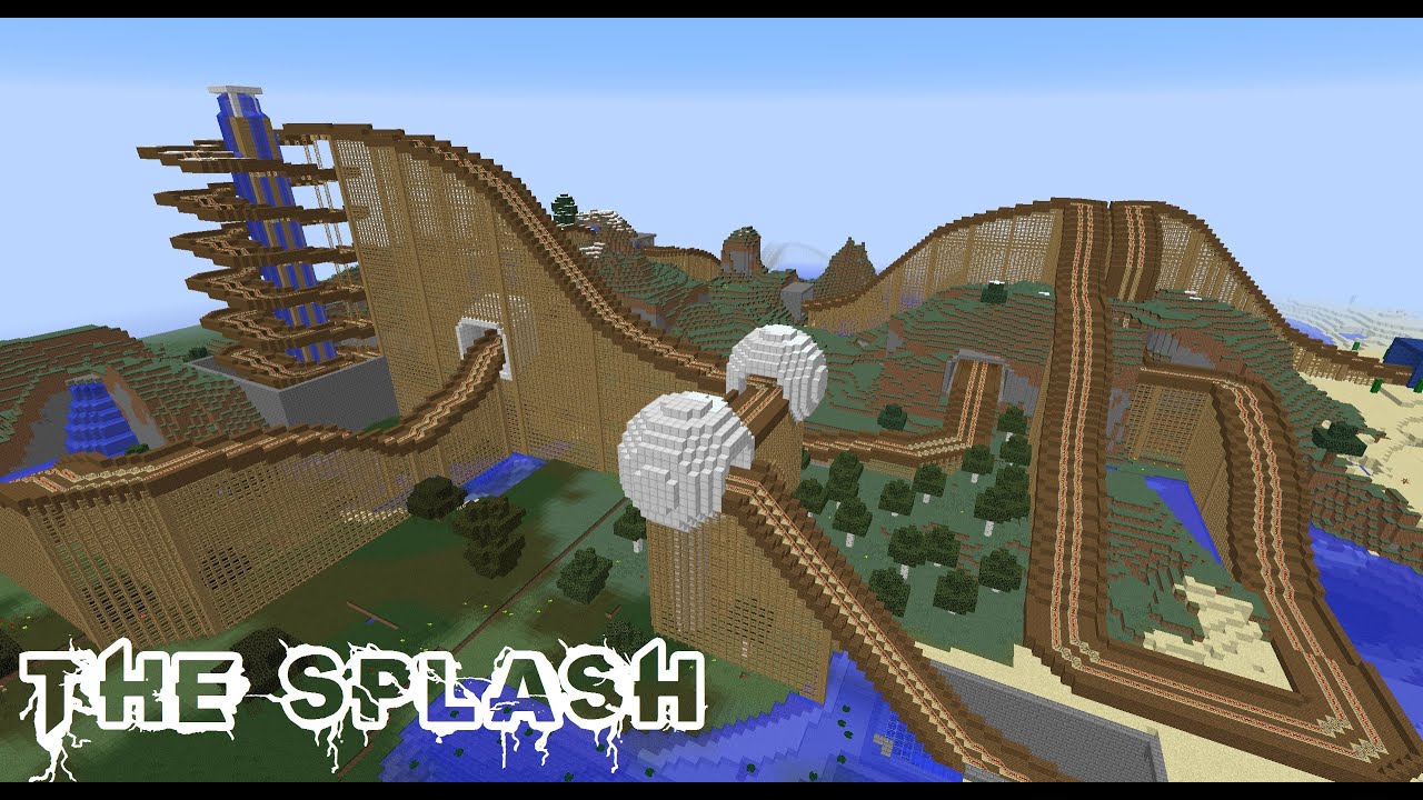 Minecraft Roller Coaster - The Splash (9Min) ★