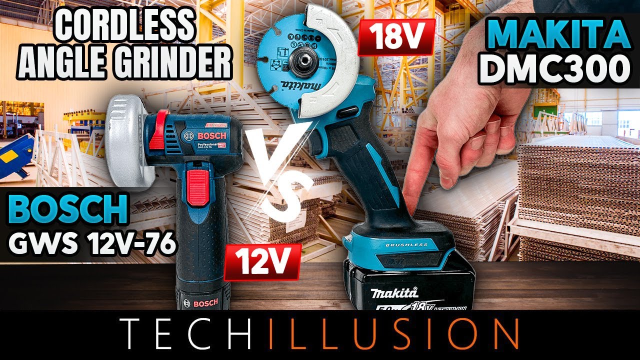 🔥MAKITA or BOSCH?🧐 Which MINI ANGLE GRINDER is the BETTER ONE?!😱 - GWS 12V-76 vs DMC300Z Test