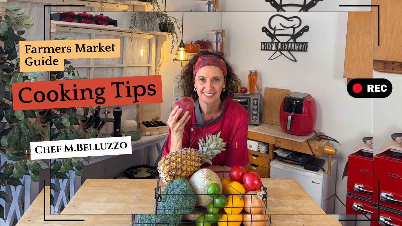 FARMER`S MARKET/SUPERMARKET Guide by Chef M.Belluzzo