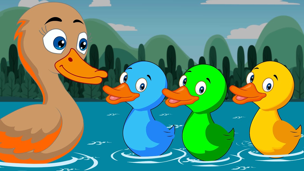 Cinco Patinhos, Cinco Cores – Qual é o Seu Favorito? 🦆💖