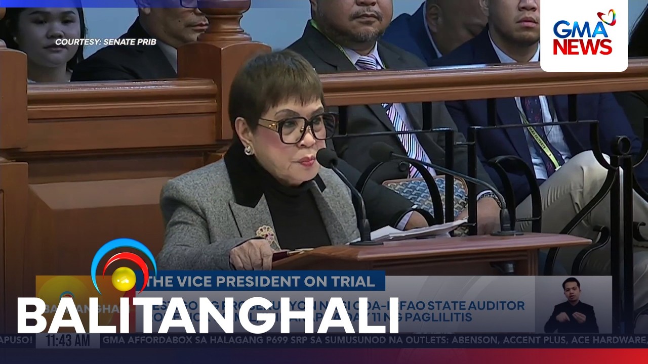Testigo ng prosekusyon na si COA-ICFAO State auditor Roderick Wamil... | Balitanghali