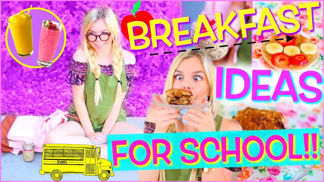 Easy & Healthy Back to School Breakfast Ideas!!