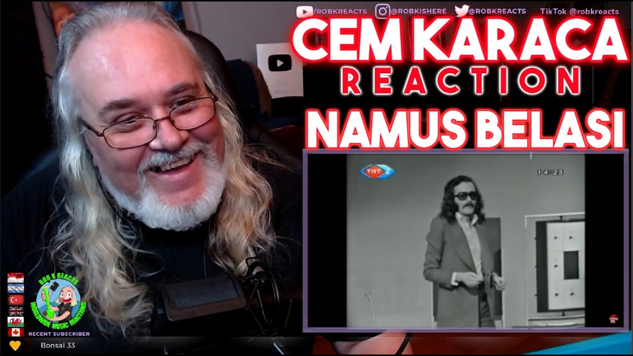 Cem Karaca Reaction - Namus Belası - First Time Hearing - Requested
