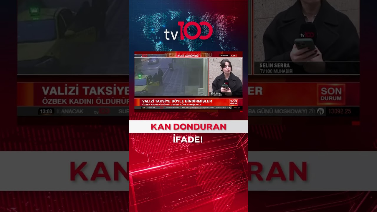 &Ouml;zbek Kadının Cansız Bedeni &Ccedil;&ouml;pten &Ccedil;ıktı! #shorts #tv100 #haber