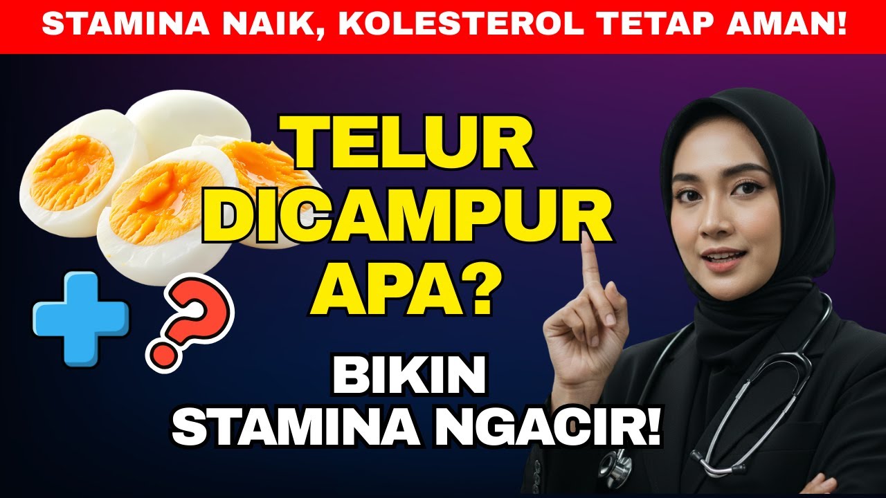 Rahasia 1 Telur + 1 Bahan Dapur: Stamina Naik, Kolesterol Tetap Aman! Sudah Dicoba Banyak Orang!