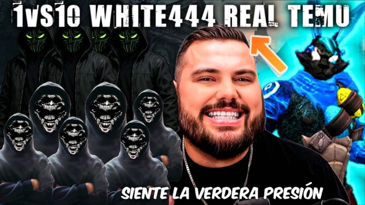 WHITE444 REAL TEMU vs 10 HACKERS👺 WHITE444 DESAFÍA A 10 Y ESTO FUE LO QUE PASÓ - ZELIKA