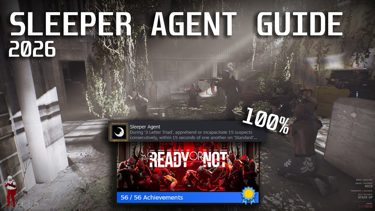 Ready or Not - Sleeper Agent achievement guide 2026 SOLO