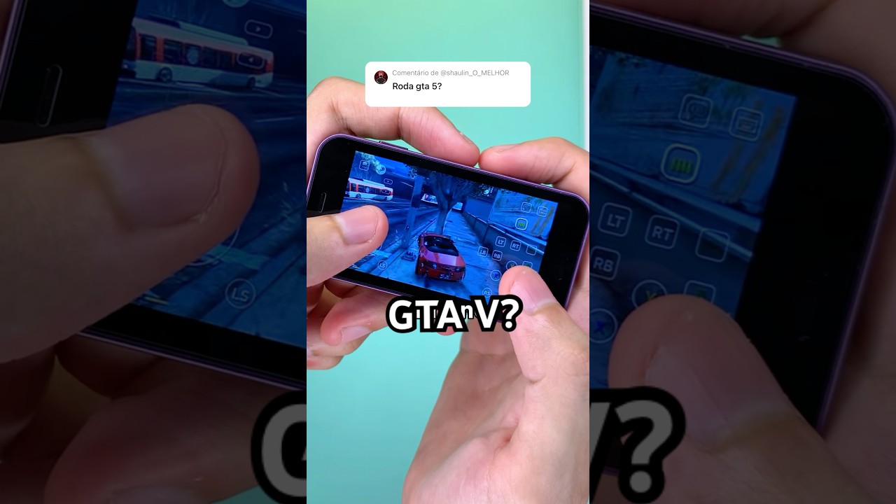 Mini iPhone roda GTA 5? #gtav