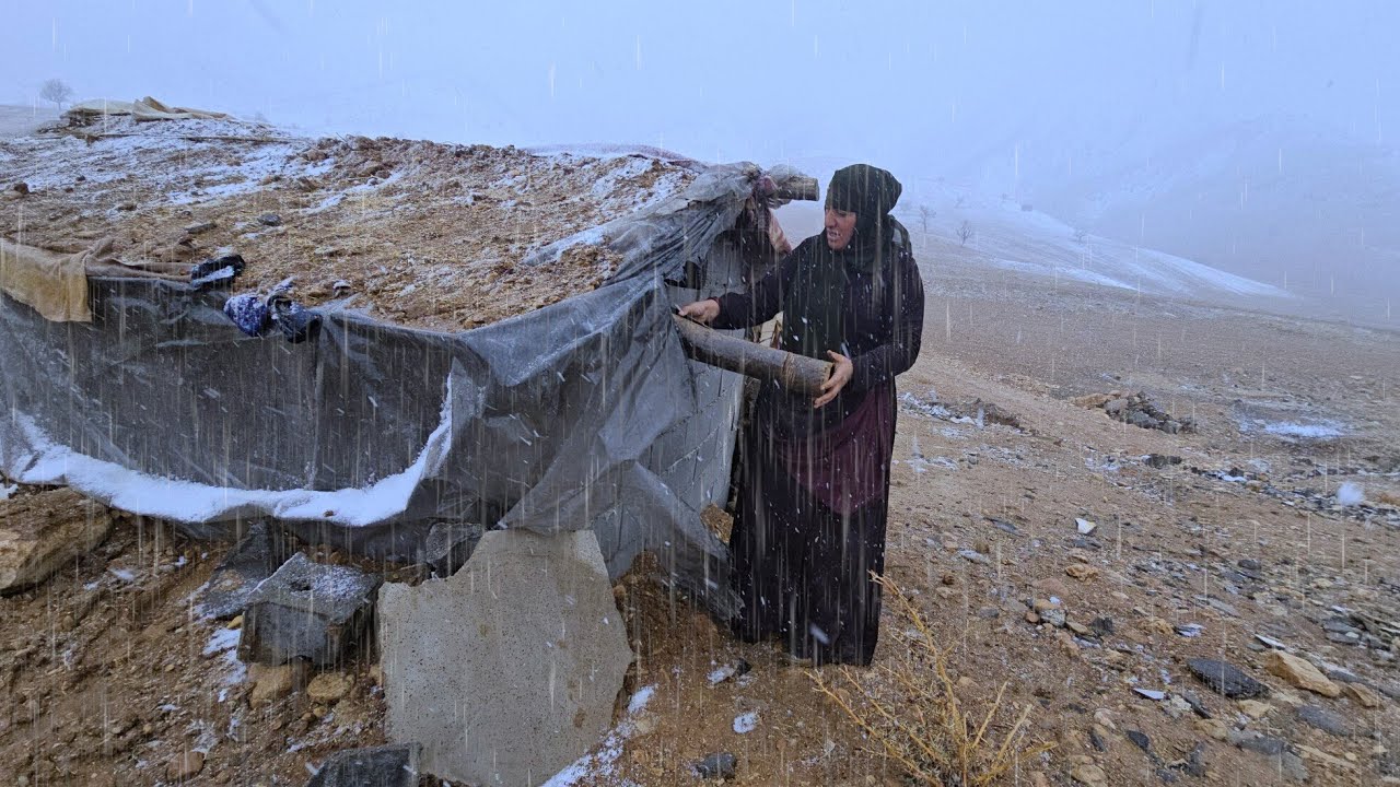 White Storm in the Heart of the Frozen Mountains: A Mother's Quest for a Safe Hut