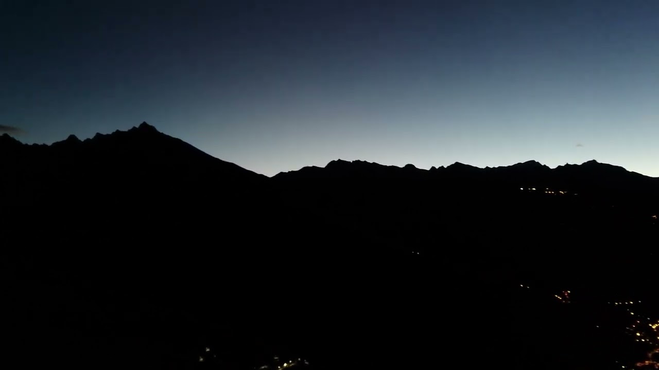 vol de nuit Bourg Saint Maurice avec le zino mini