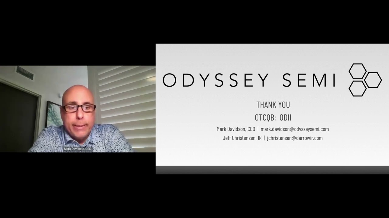 Odyssey Semiconductor (OTCQB: ODII) at the Emerging Growth Conference