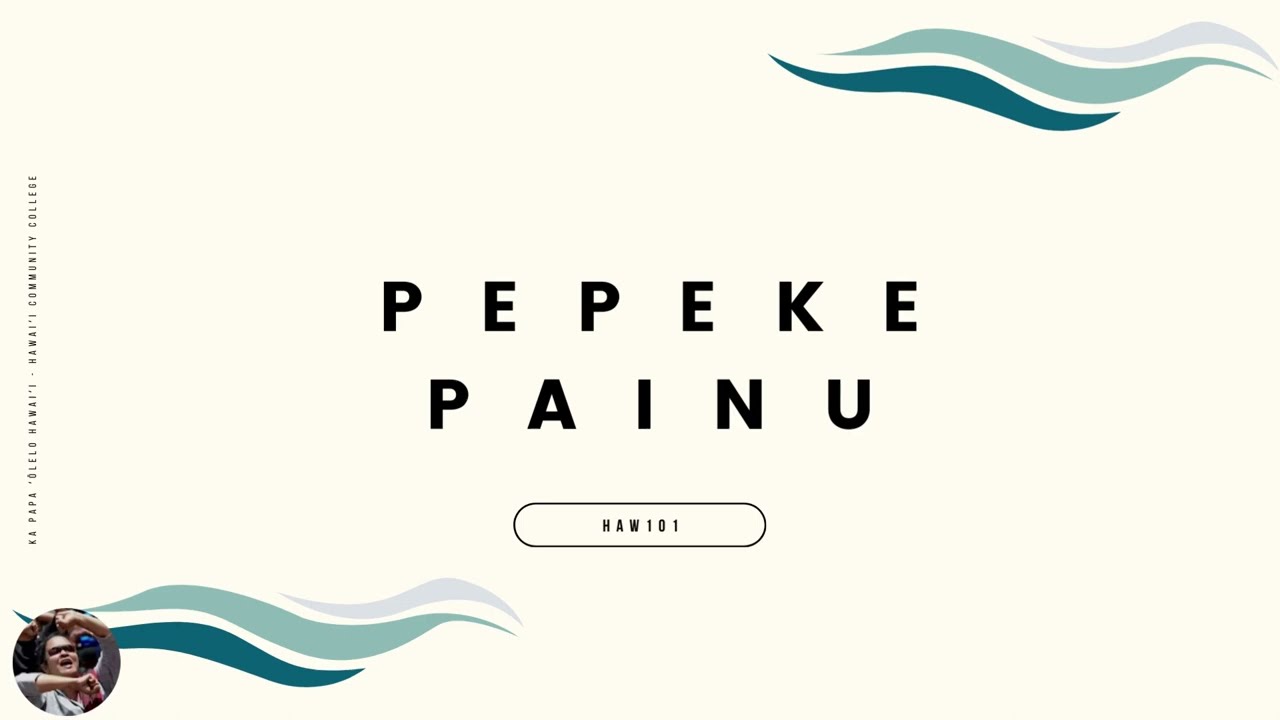 Pepeke Painu māka painu