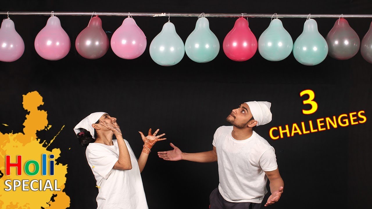Holi Special Challenges | Holi Party Games | The Challengers Game