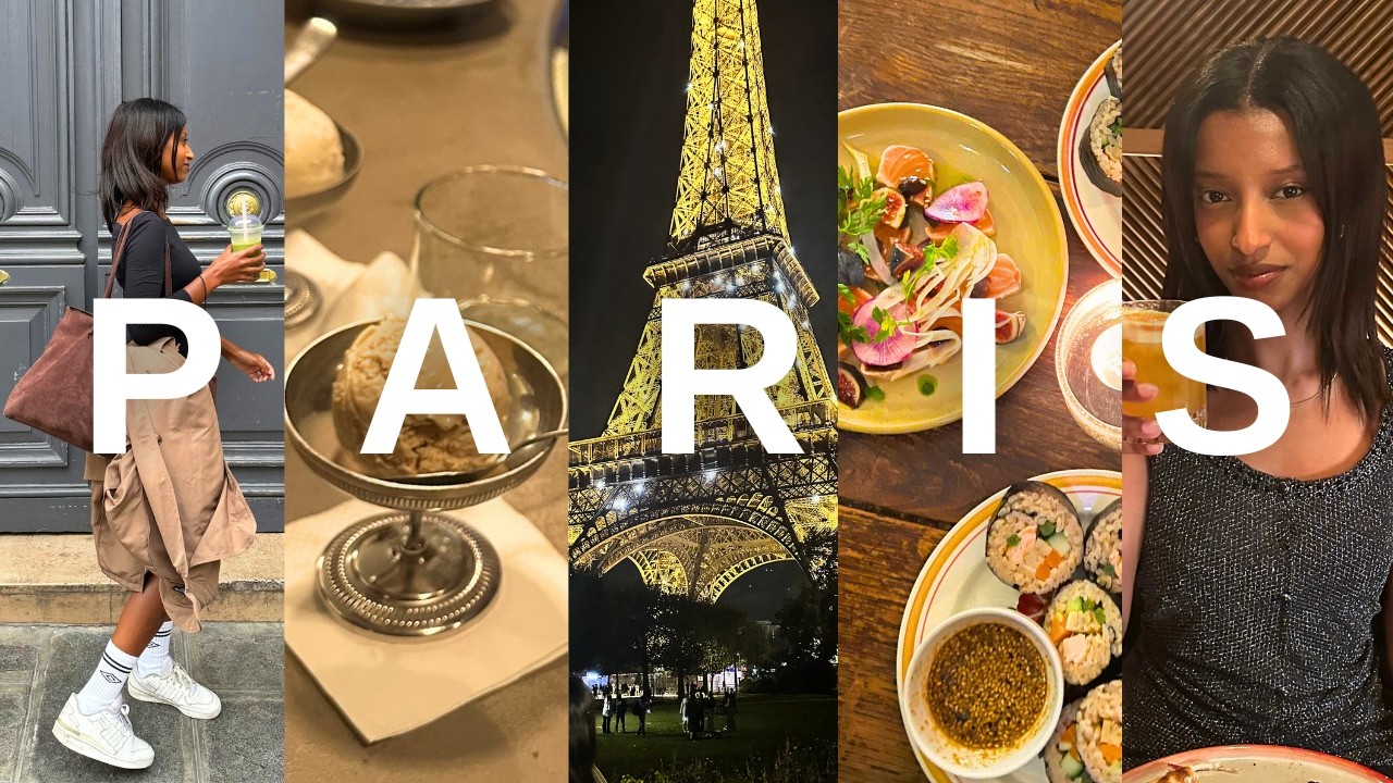 paris vlog | cafés, flea markets & food spots