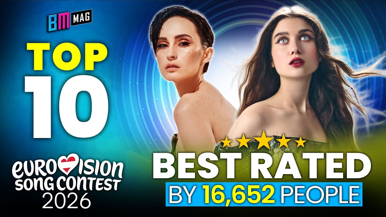 TOP 10 Best Rated Songs by 16,652 People - Vidbir 2026 -Ukraine's National Final for Eurovision 2026