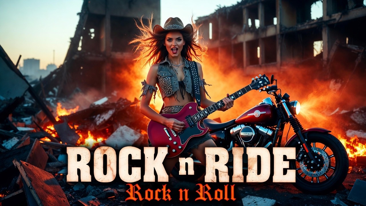 Best Music Rock N Roll 🎸 Rock N Ride 🔥 Road of Fire | Never Stop Rocking