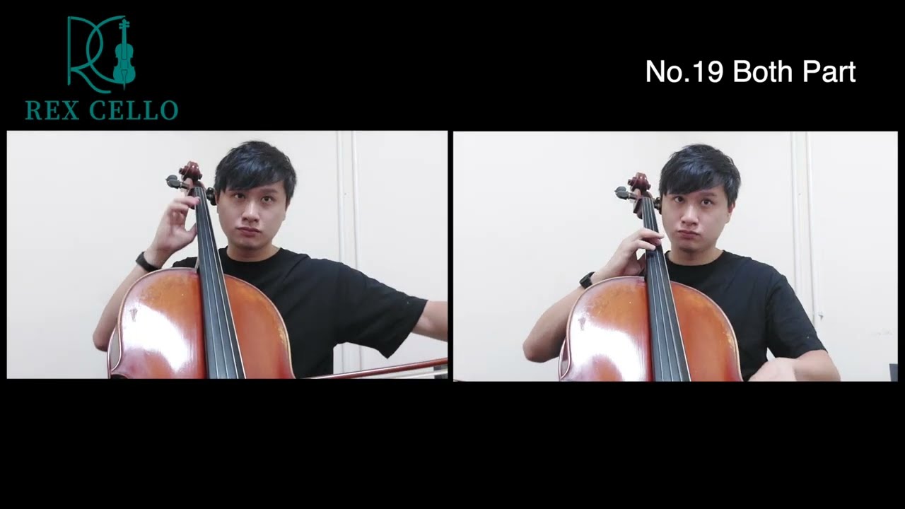 No.19 Piatti method for cello,Book 2 ,Duet