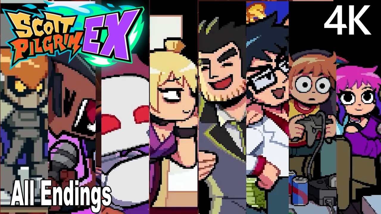 Scott Pilgrim EX All Endings 4K