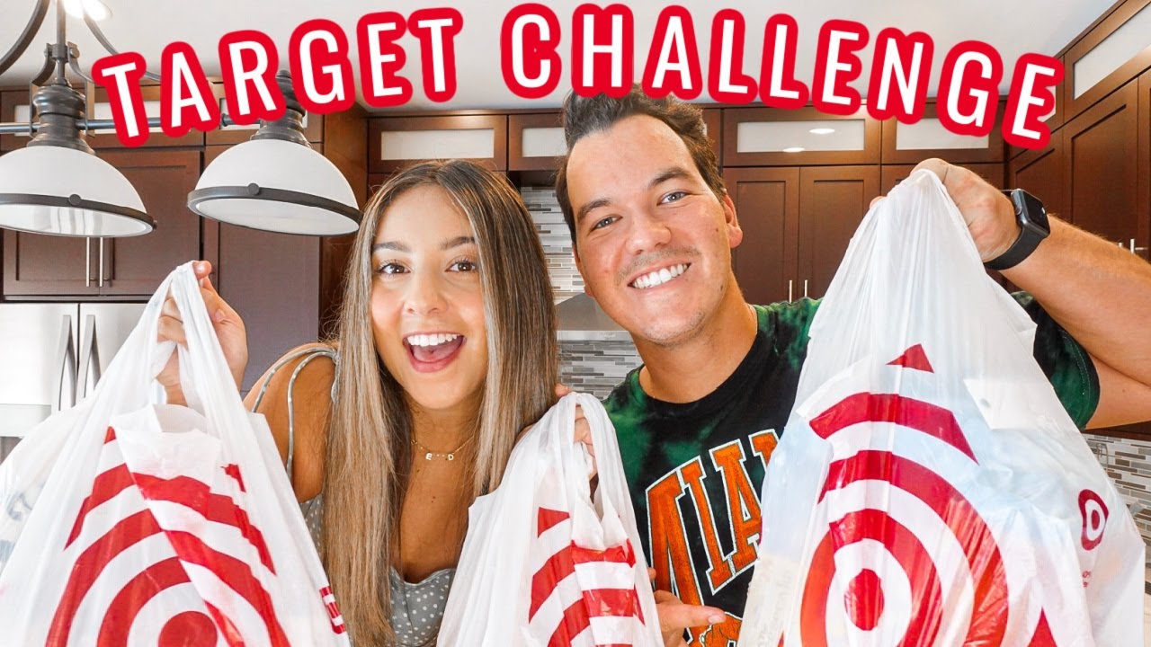 TikTok TARGET GIFT SWAP COUPLE CHALLENGE! FUN DATE NIGHT IDEA