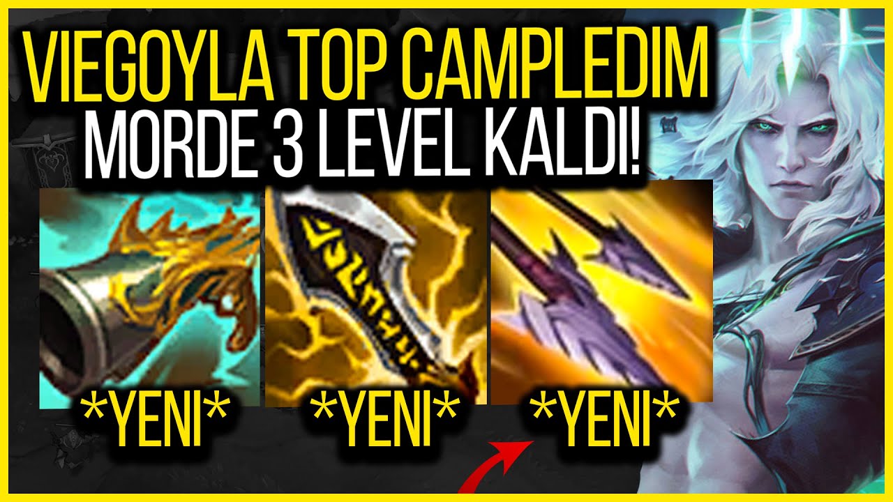 💯 Viego'yla Üst Koridora Çadır Kurdum Mordekaiser 3 Level Kaldı Efsane Taktik 💯