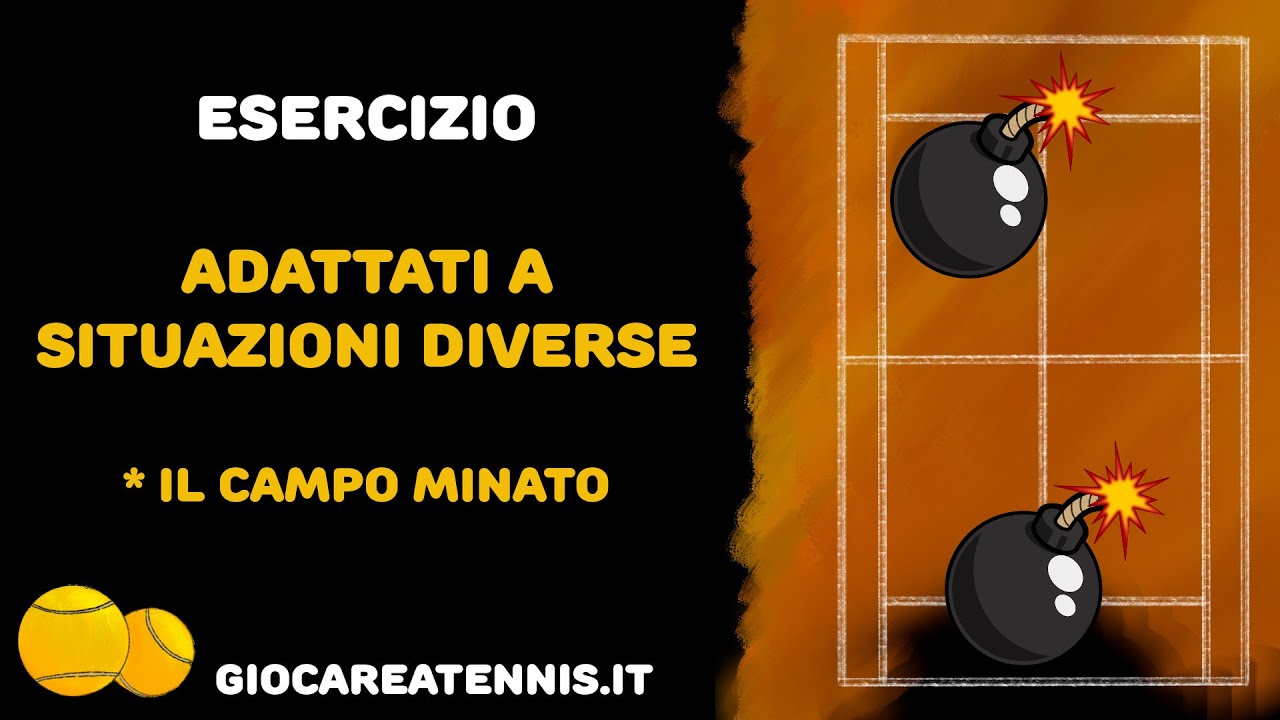 Tennis: adattati a situazioni diverse con l'esercizio del 