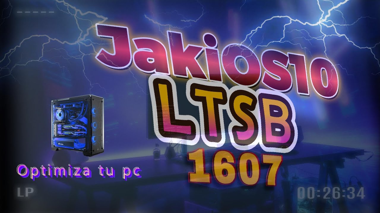 Nuevo JakiOS10 LTSB 1607 v2024.08:El mejor sistema para pc de bajos recursos #windows #windowslite 🎁