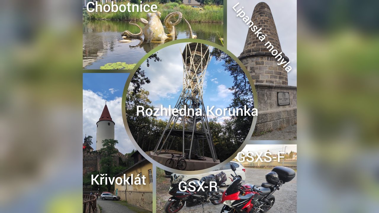 Mototrip #40 - Lipanská mohyla, hrad Křivoklát, rozhledna Korunka, Černolická mohyla
