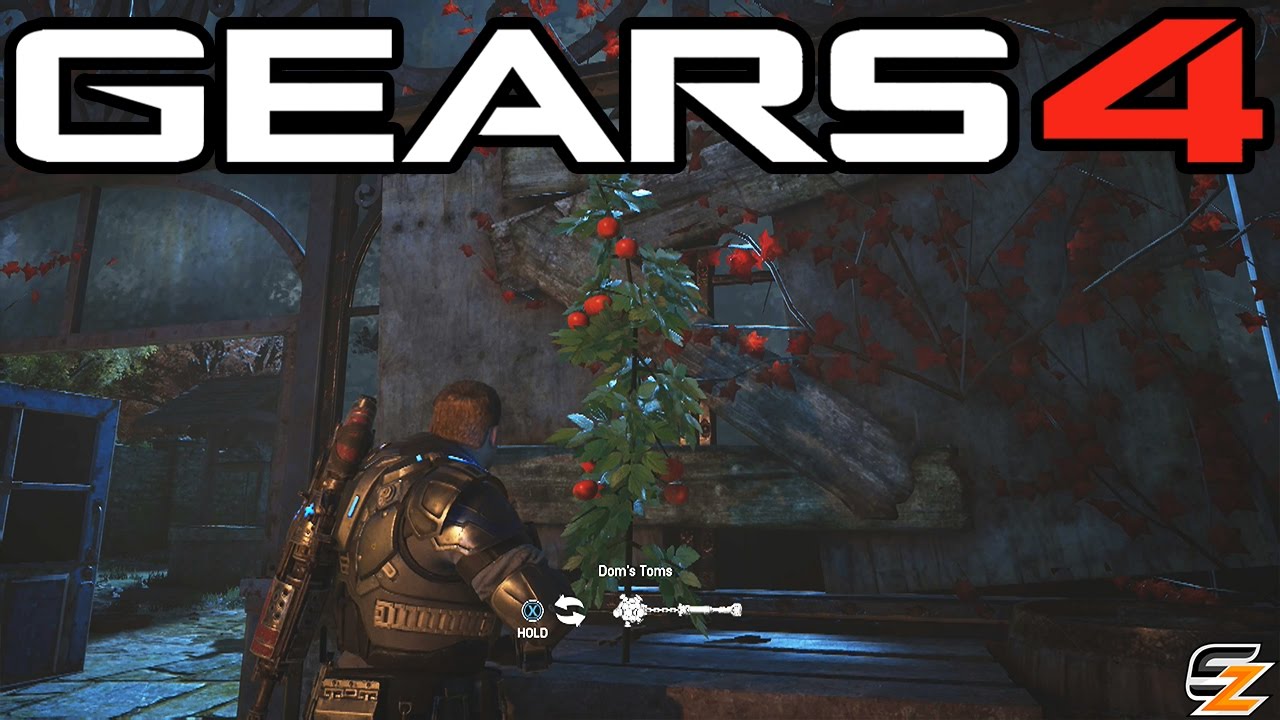 Пасхальные яйца в Gears of War 4 — Пасхальное яйцо «Помидоры Доминика Сантьяго»! (Игровой процесс...