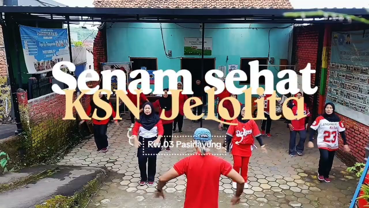 Senam sehat ibu ibu RW 03 pasirlayung