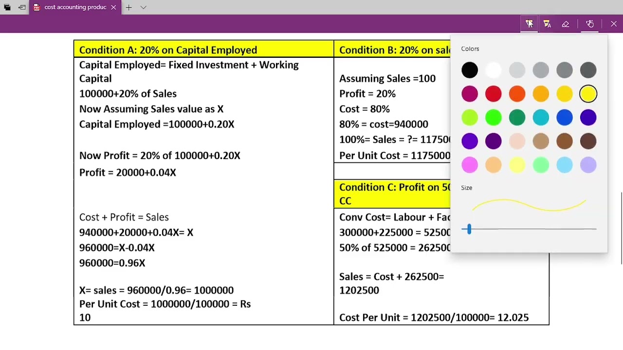 M COM | COST ACCOUNTING | M COM SEM 2 | PRODUCT PRICING | MBA | B COM