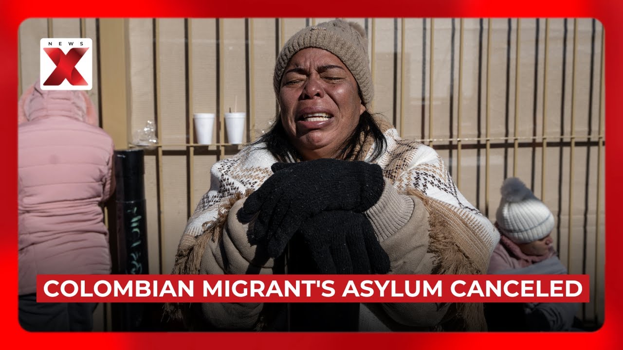 Colombian Migrant in Tears After Asylum Appointment Canceled | NewsX
