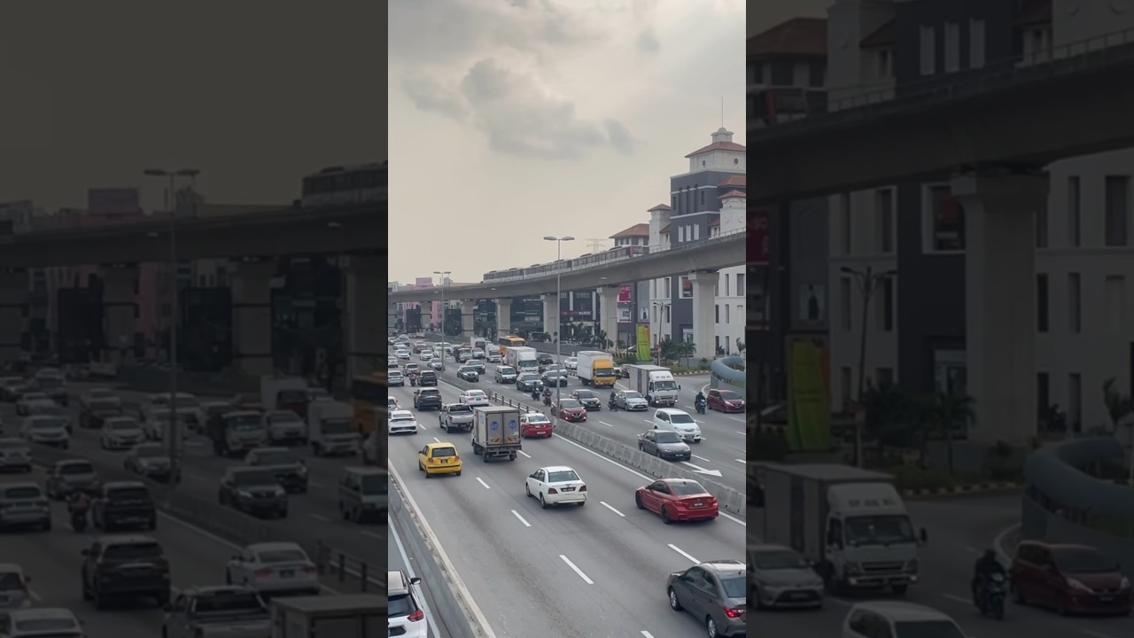 Highway 🛣️ traffic in #malaysia #shortvideo #travel #suscribe #100k #viral #video #beautiful #100