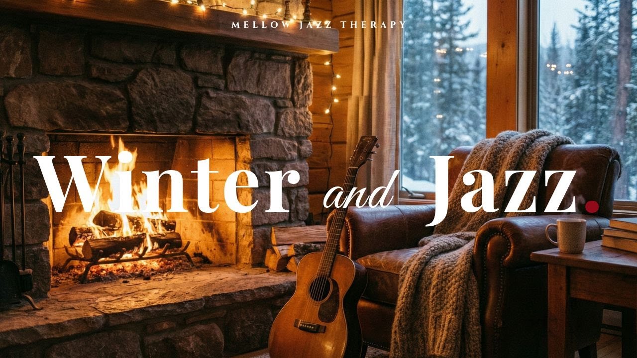 Playlist | Cozy Winter Lo-fi 🔥 Fireplace Crackle & Acoustic Guitar | 장작불멍과 어쿠스틱 기타, 따뜻한 로파이 비트